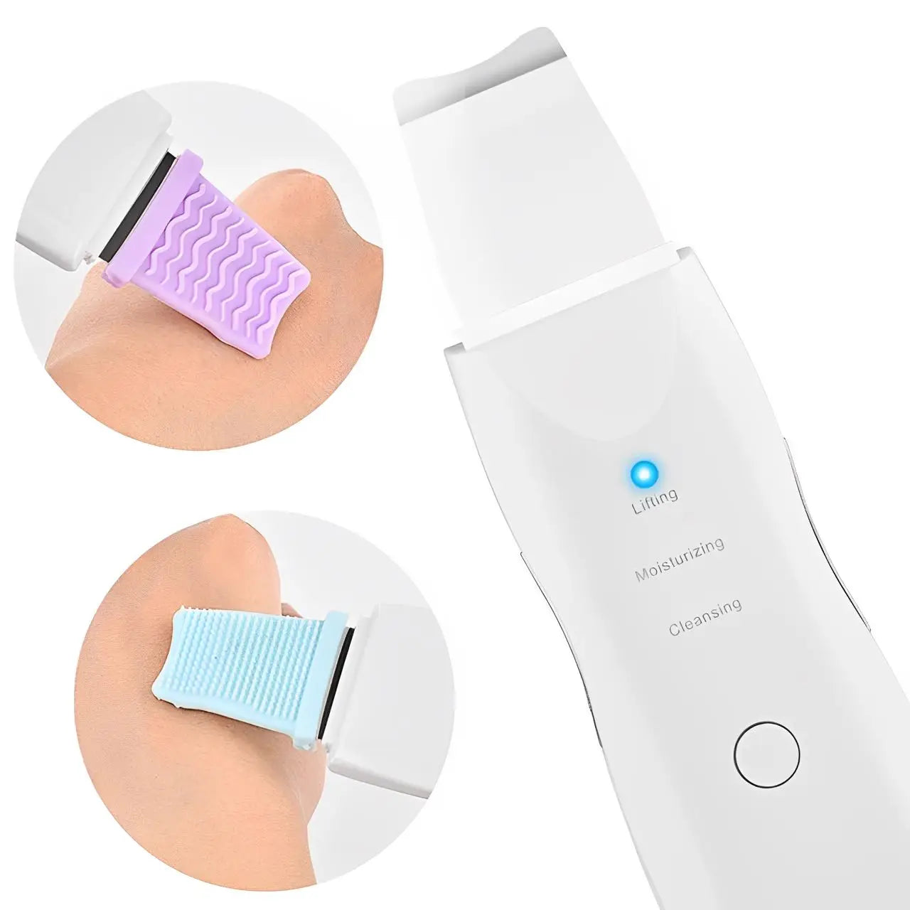 Peeling Ultrassônico Facial – Limpador de Cravos e Rejuvenescedor Portátil