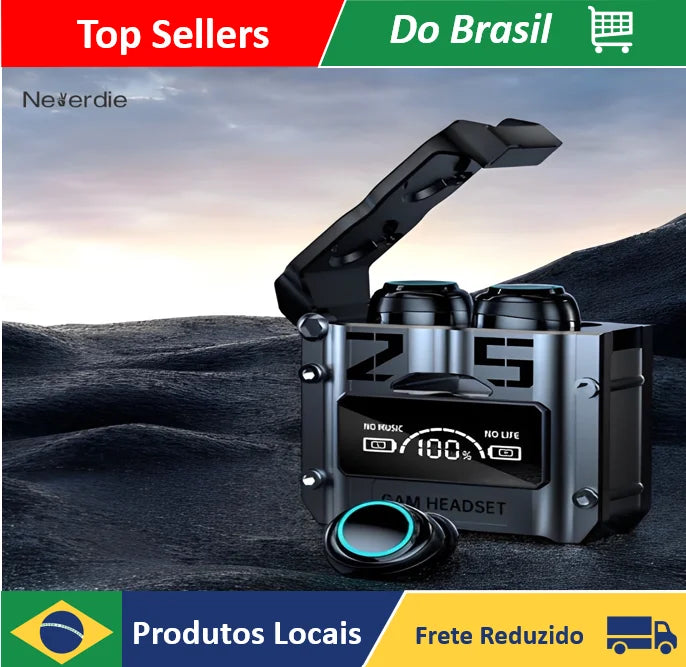 Fone Bluetooh M25 TWS - Som Potente e Sem FIos!