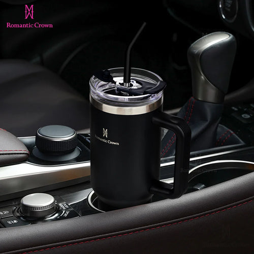 Copo Térmico Inox 1200ml com Tampa e Canudo - Mantém Gelado por Horas